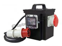 415V 1 x 16A OUTPUT RCD PROTECTED GRP DISTRIBUTION BOX WITH 16A INPUT PLUG